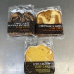 Iced Lemon or Chocolate Banana Swirl or Iced Pumpkin Swirl Loaf Cakes