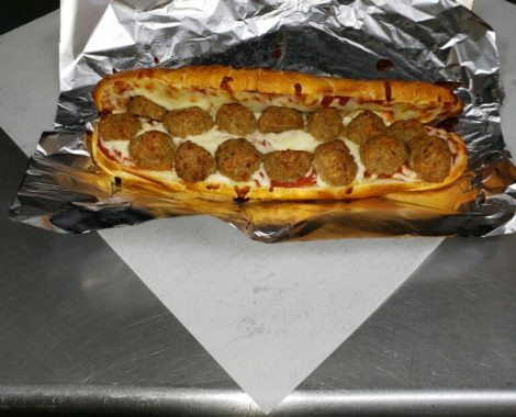 Meatball Parmesan Hot Submarine