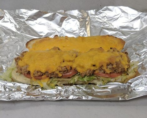 Tuna Cheddar Melt Hot Submarine